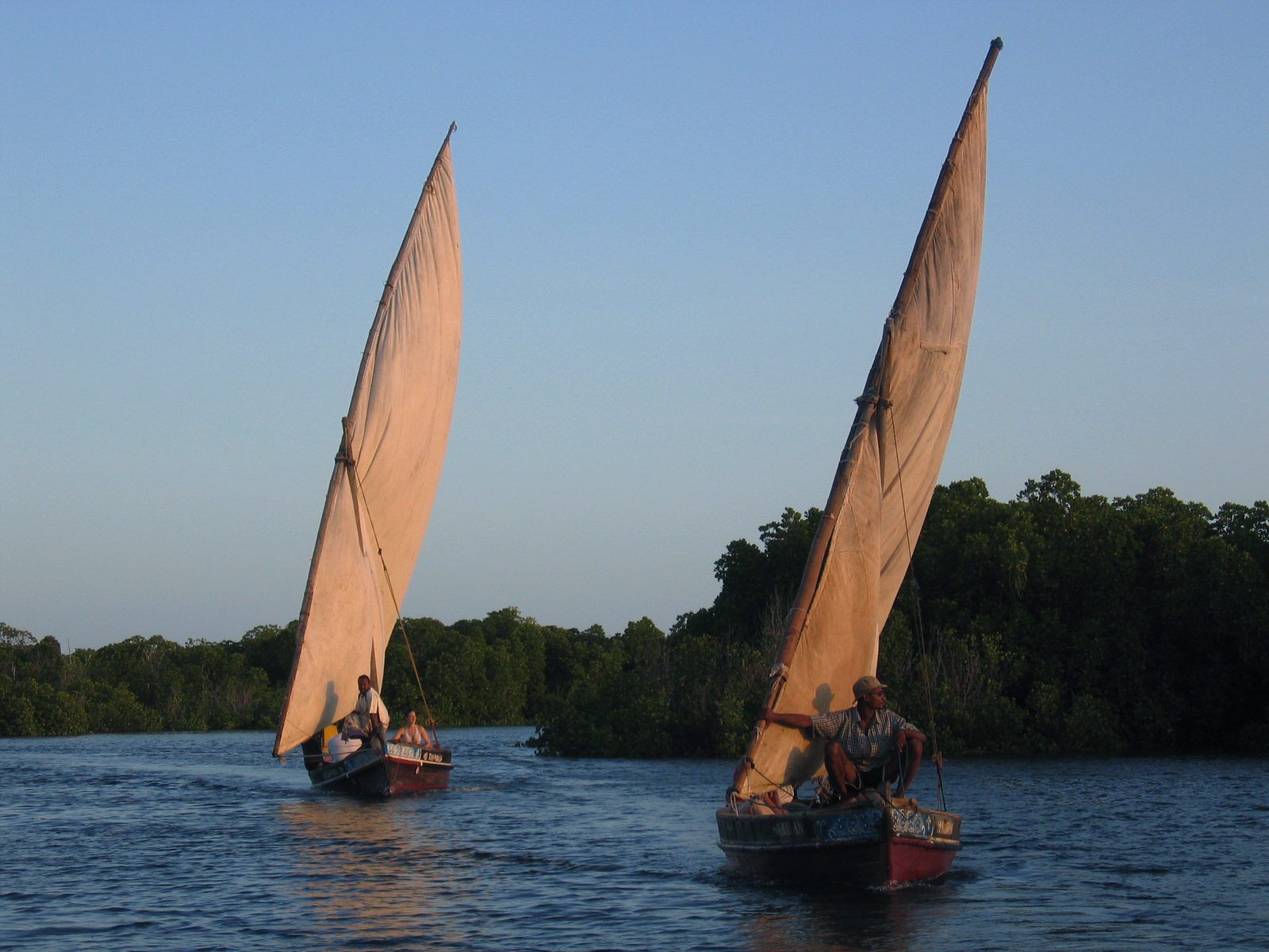 Lamu Island beach in Kenya