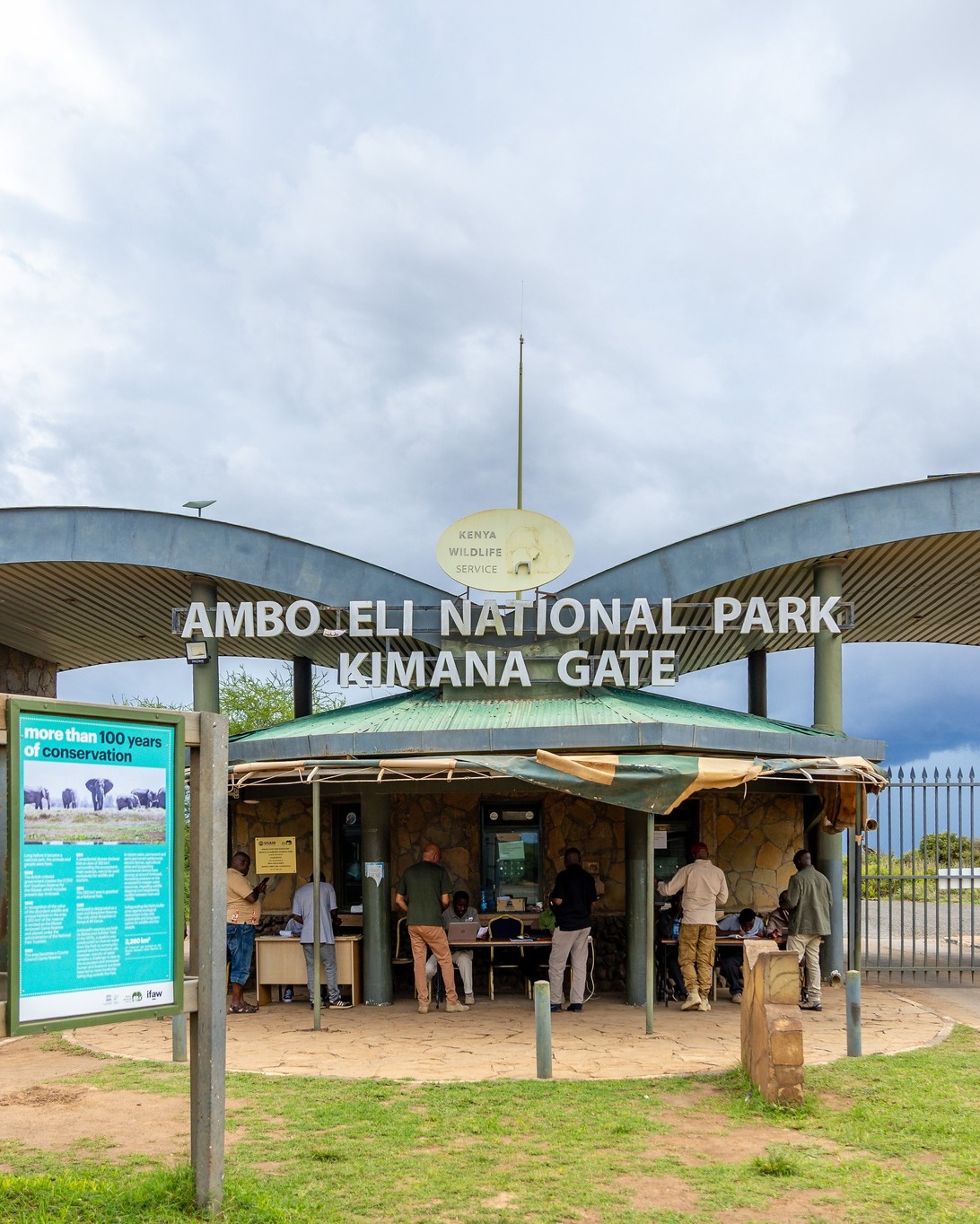 Amboseli National Park Kimana Gate entrance
